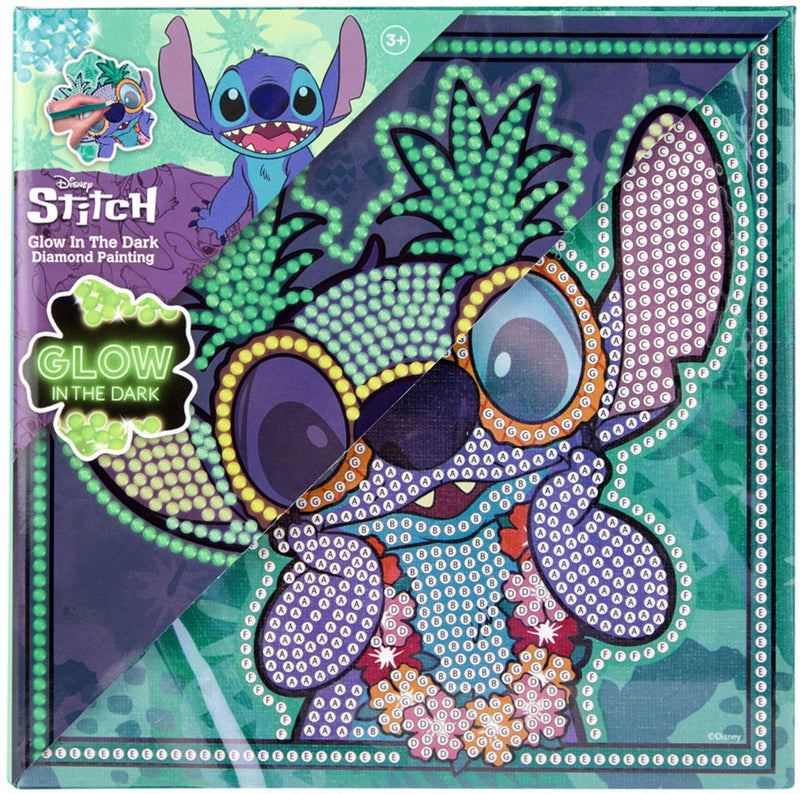 Afbeelding laden in galerijviewer, Canenco stitch diamond painting canvas glow in the dark 19x19cm
