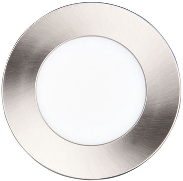 Trio himal - inbouwspot - nikkel mat - incl. 1x smd 3,5 w - plafondbevestiging - helderheid instelbaar - dip - schakelaar