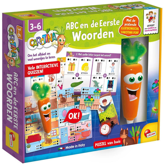 Lisciani carotina abc en de eerste woorden - nl