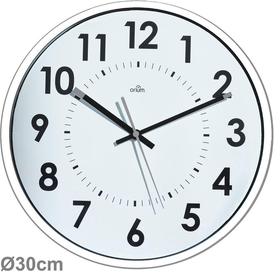 Orium by cep wandklok | quartz | diameter 30 cm | wit