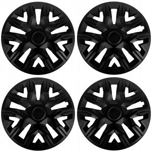 Nrm universele wieldoppen 14'' - 4 stuks - de beste matzwart
