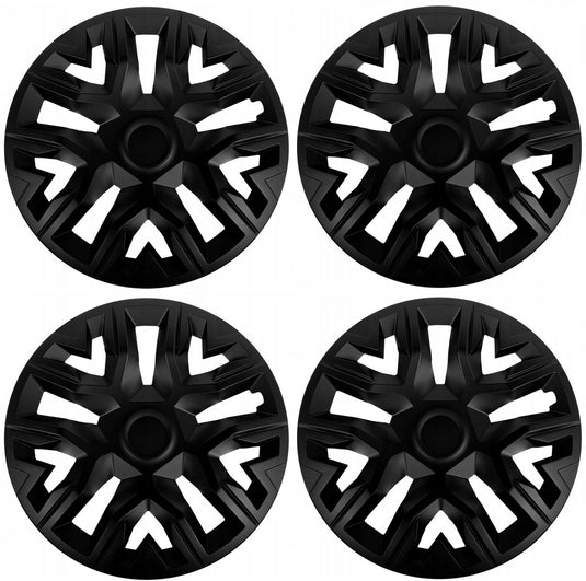Nrm universele wieldoppen 14'' - 4 stuks - de beste matzwart