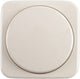 Busch-jaeger si centraalplaat creme knop dimmer