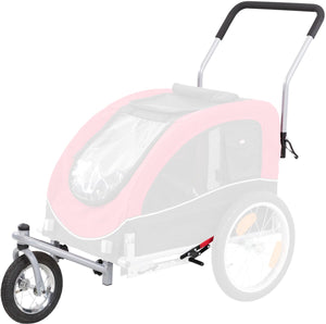Trixie joggingkit voor fietskar rood zwart - hondenfietskar - l