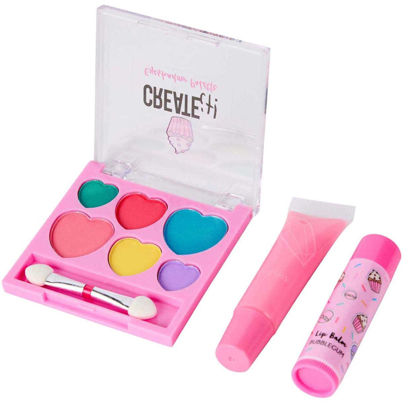 Afbeelding laden in galerijviewer, Merkloos sans marque create it! make-up set in fluffy rugtas
