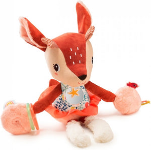 Lilliputiens - multi-activiteiten knuffel - stella het hert