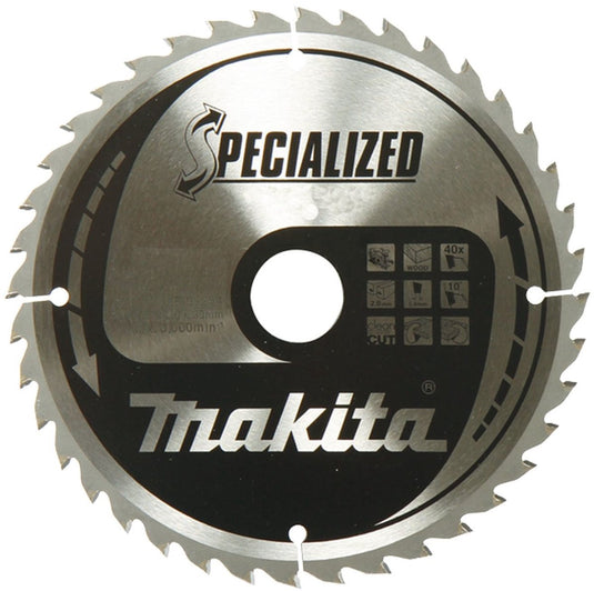 Makita 190 x 30 mm 12-tands cirkelzaagblad hout (bouw constructie) | specialized - b-33554
