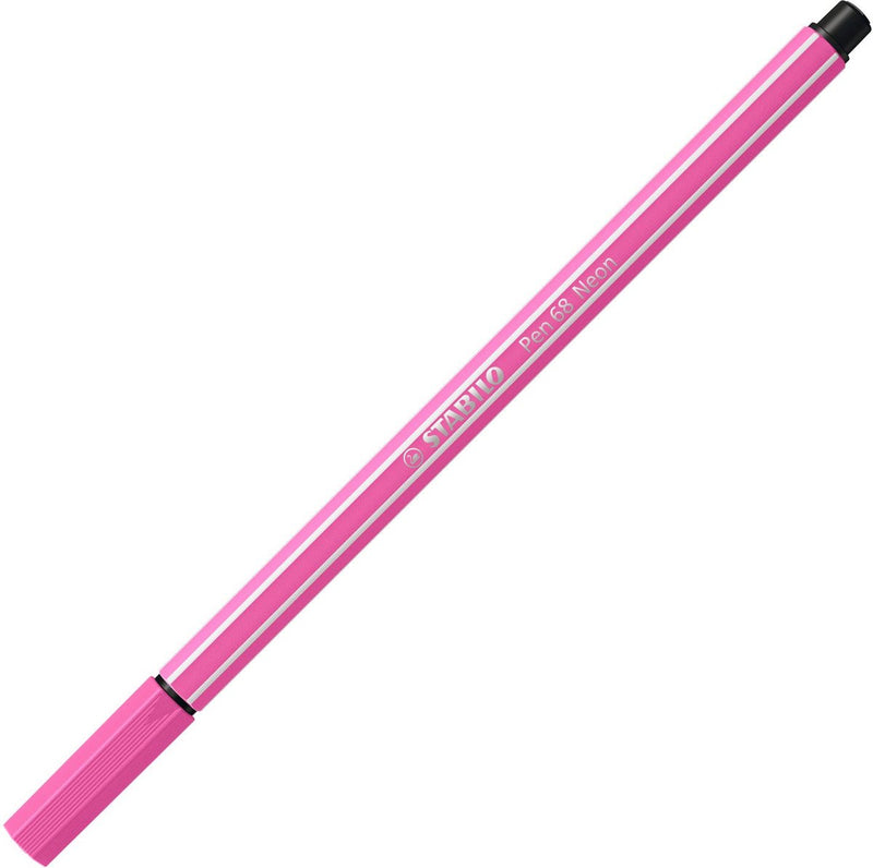 Afbeelding laden in galerijviewer, Stabilo pen 68 - viltstift - fluoriserend roze (68 056)
