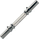 Tunturi halterstang - met inbussluiters - 36cm - 30mm diameter - incl. gratis fitness app