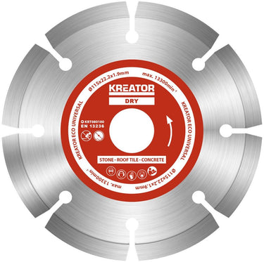 Kreator - accessories - krt080100 - diamantschijf eco - ø 115mm - 3 st.