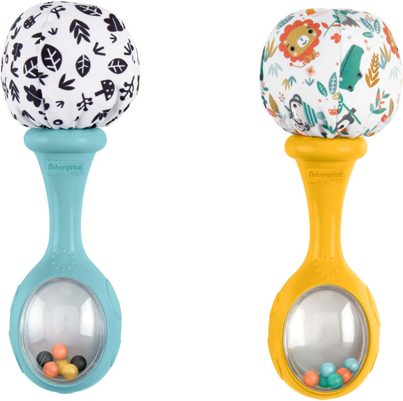 Afbeelding laden in galerijviewer, Mattel fisher price schud en rammel sambaballen
