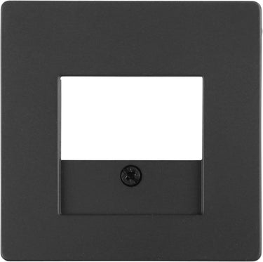 Berker q1 afdekplaat - tae usb - rvs-kleur