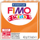 Fimo kids 8030 - ovenhardende boetseerklei - blokje 42 g - oranje