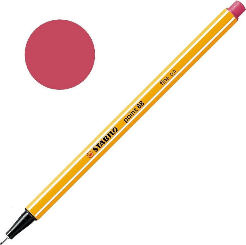 Afbeelding laden in galerijviewer, Stabilo point 88 - fineliner - aardbeien rood (88 49)
