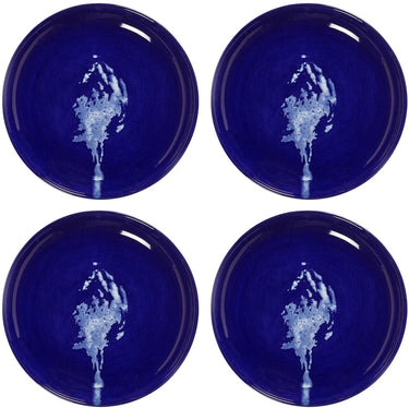 Serax - ottolenghi feast - bord xs - donkerblauw wit - 16 ø - 4 stuks