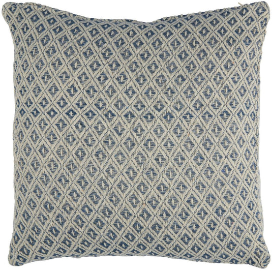 Arti casa sierkussen - 45x45 cm - decoratief kussen - zacht en comfortabel - voor bank en bed - blauw
