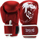 Super pro combat gear talent (kick)bokshandschoenen rood wit 8oz
