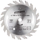 Wolfcraft - cirkelzaagblad 140x12,75mm - 20 tanden - zaagblad voor cirkelzaag - serie zilver - 6458000