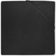 Jollein - baby - hoeslaken wieg jersey (zwart) - katoen - hoeslaken wieg - 40 50x80 90cm