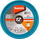 Makita e-03034-12 doorslijpschijf rvs | 115 x 22,23 x 1,0 mm | 12 stuks
