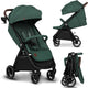 Lionelo ingrid buggy - kinderwagen tot 22 kg - auto-folding systeem - 360° eva wielen - xxl luifel met upf50+ - verstelbare rugleuning en voetsteun - panoramisch ventilatiepaneel - bekerhouder en mand