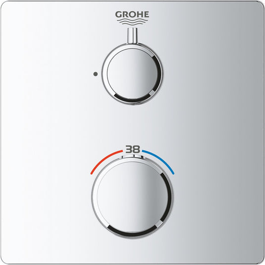 Grohe grohtherm thermostatische inbouww douchekraan - chroom