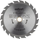 Wolfcraft - cirkelzaagblad 150x20mm - 20 tanden - zaagblad voor cirkelzaag - serie groen - 6364000