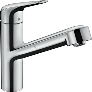 Hansgrohe focus m42 - keukenmengkraan - ééngreeps bediening - 150mm - chroom