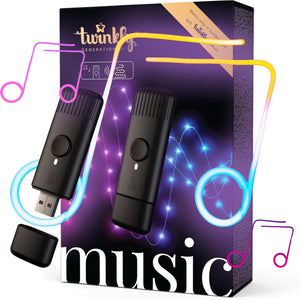 Twinkly music – bluetooth en wi-fi usb-geluidssensor voor smart led-lampjes om te synchroniseren met muziek