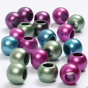 Creativ company https: www.cchobby.nl pony-kralen-d-10-mm-gatgrootte-4-mm-ca-145-stuk-metallic-kleuren-60-gr-125-ml-1-doos