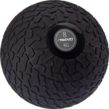 Avento slam bal - met profiel - 8 kg - zwart grijs