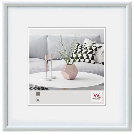 Walther galeria - kunststof lijst - fotoformaat 30x30 cm - wit