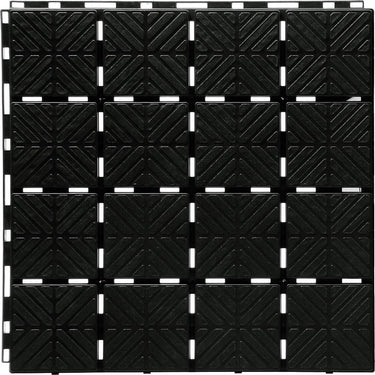 Prosperplast easy square serie - modulaire tuinkrat - antislip - 40 x 40 cm - zwart