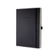 Sigel notitieboek - conceptum pure - a4 - zwart - hardcover - 194 pagin's - 80 grams - lijn - si-co112
