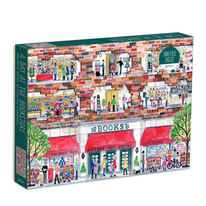 Galison michael storrings a day at the bookstore 1000 piece puzzle