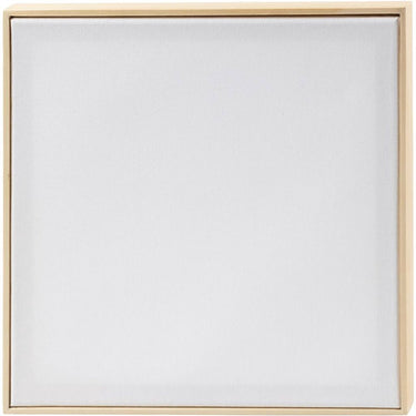 Creativ company gespannen canvas met lijst 30 x 30cm 280 gr 10 stuks wit