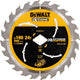 Dewalt cirkelzaagblad voor hout | extreme runtime | ø 190mm asgat ruit 24t - dt40270-qz