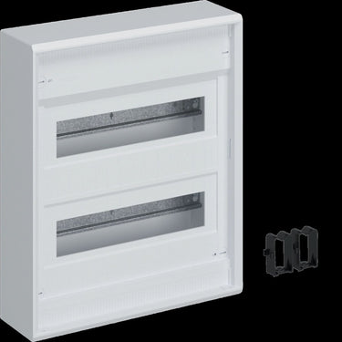 Hager va24cn distributiekast opbouw (op muur) aantal groepen: 24 aantal rijen: 2 inhoud: 1 stuk(s)