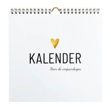 Lifestyle2love verjaardagskalender - - stijlvol modern design - zonder jaartal