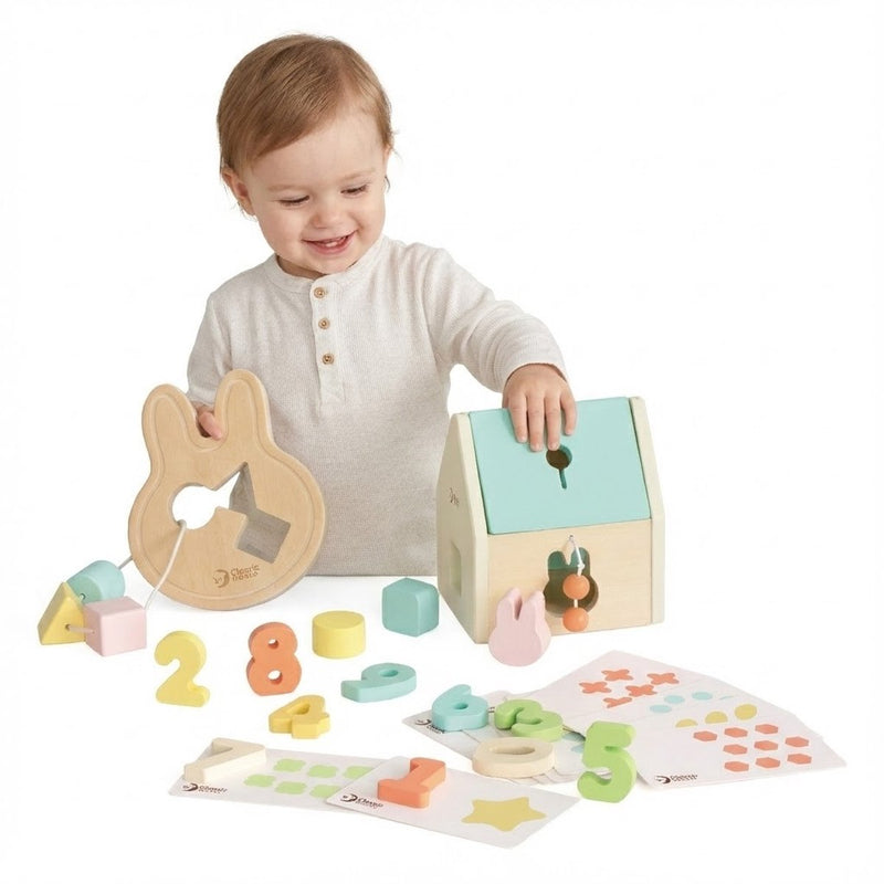 Afbeelding laden in galerijviewer, Classic world baby hello speelgoed box 12-18 maanden
