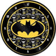 Dc comics batman logo wandklok