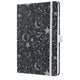 Sigel notitieboek - jolie - a5 - hardcover - 174 pagina's - lijn - 80 grams papier - cosmic fantasy black - si-jn349