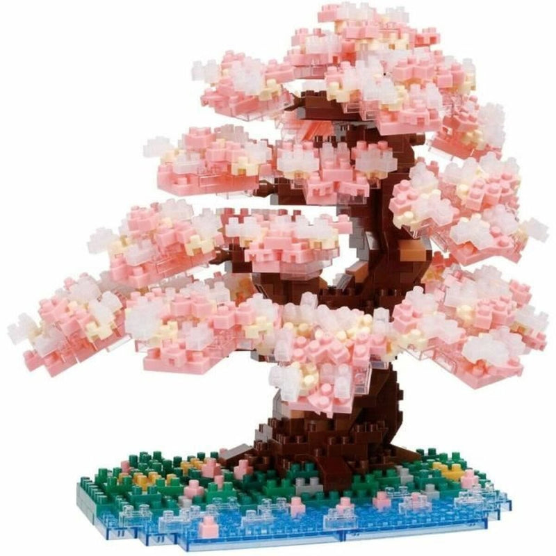 Afbeelding laden in galerijviewer, Bandai nanoblock bouwset luxe kersenbloesemboom - 990st.
