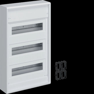Hager va36cn distributiekast opbouw (op muur) aantal groepen: 36 aantal rijen: 3 inhoud: 1 stuk(s)