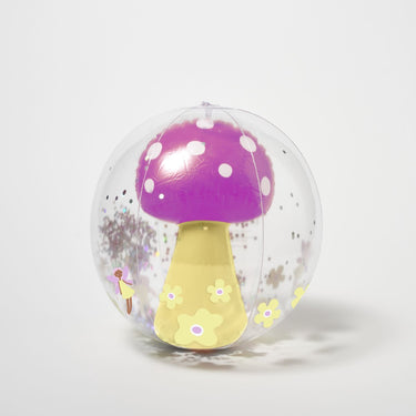 Sunnylife - kids inflatable games 3d strandbal mima the fairy lemon lilac - kunststof - multicolor -
