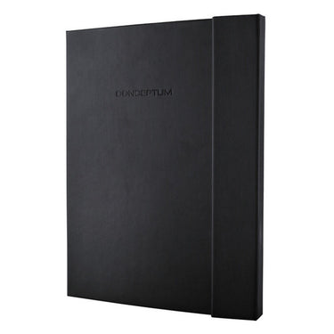 Sigel notitieboek - conceptum pure - a4+ - zwart - hardcover - 194 pagina's - 80 grams - ruit - met magneetsluiting - si-co141