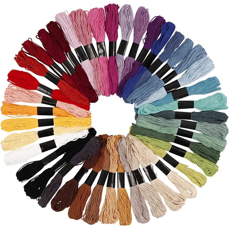 Afbeelding laden in galerijviewer, Creativ company cc borduurgaren 1 mm set 42 kleuren
