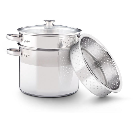 Lamart 3-delige pasta pan - ø22cm - 6 liter - alle soorten kookplaten