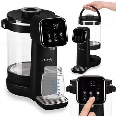 Lionelo babypresto 2.0 waterverwarmer heetwaterdispenser – melkbereidingsmachine – uv-sterilisatie – smart-modus 100°c – 40–100°c instelbaar – 30–300 ml dosering – 3l tank – nachtlampje – voor babyvoeding