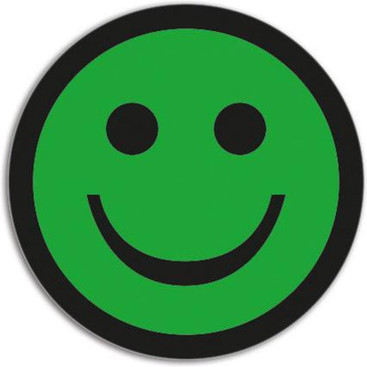 Smit visual magnetische smiley's basic groen (5 stuks)
